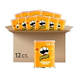 Pringles Grab & Go Cheddar Cheese Crisps, 1.4 oz., 12 Cans/Carton (3800084556)