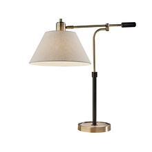 Adesso Bryson Table Lamp, Antique Brass/Metal (3597-21)