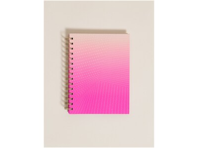 U Brands Ombre Hardcover Journal, 6 x 8.75, Ruled, Pink/Orange (3126U04-24)