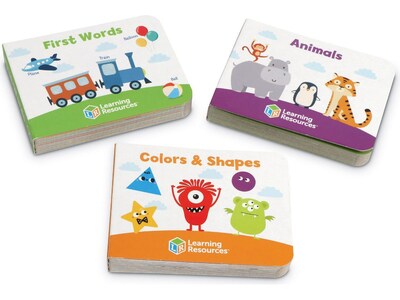 Learning Resources Skill Builders! Toddler Flash Card Flip-Books, 3/Set (LER6190)