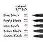 uniball 207 BLX Retractable Gel Pens, Medium Point (0.7mm, Assorted Ink, 4/Pack (1838182)