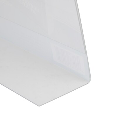 Nu-Dell Clear Plastic Sign Holder, Desktop, 4" x 6", Clear Plastic (NUD35446)
