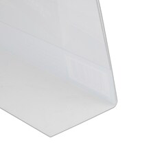 Nu-Dell Clear Plastic Sign Holder, Desktop, 4 x 6, Clear Plastic (NUD35446)