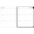 2024-2025 Blue Sky Analeis 8.5 x 11 Academic Weekly & Monthly Planner, Plastic Cover, Black/White