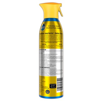 Pledge Clean-It Antibacterial All-Purpose Cleaners, Fresh Citrus Scent, 9.7 oz., 6/Carton (336276CT)