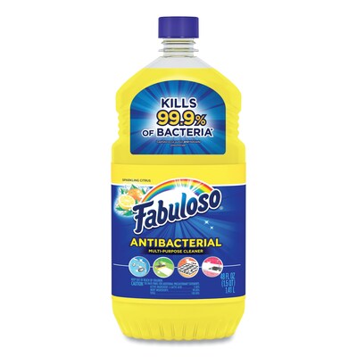 Fabuloso Antibacterial Multi-Purpose Cleaner, Sparkling Citrus Scent, 48 oz. Bottle, 6/Carton (CPC98557)