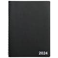 2024 Staples 8 x 11 Monthly Planner, Black (TR52184-24)