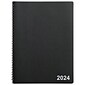 2024 Staples 8" x 11" Monthly Planner, Black (TR52184-24)