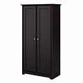 Bush Furniture Cabot 61H Tall Storage Cabinet with Doors, Espresso Oak (WC31899)