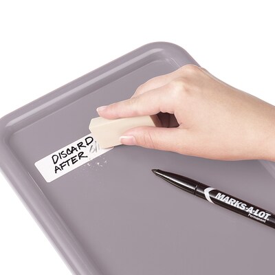 Avery Erasable Multiuse Removable Labels, 7/8" x 2-7/8", White, 8 Labels/Sheet, 10 Sheets/Pack, 80 Labels/Pack (5429)