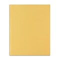 Staples® 2-Pocket Portfolio with Fastener, Yellow (55475)