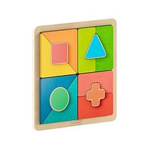 Flash Furniture Bright Beginnings Geometric Shape Building STEM Puzzle Board (MK-MK00606-GG)