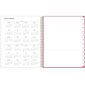 2024-2025 Blue Sky Roosevelt 8.5" x 11" Academic Weekly & Monthly Planner, Plastic Cover, Multicolor (128691-A25)