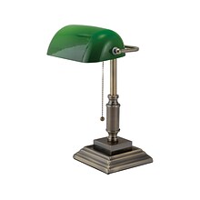 V-Light LED Desk Lamp, 14.75H, Green Antique Bronze (9VS688029AB)