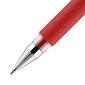 uniball Gel Grip Gel Pens, Medium Point, 0.7mm, Red Ink, 12/Pack (65452)