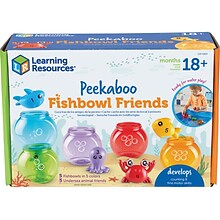Learning Resources Peekaboo Fishbowl Friends Early Development Set (LER6814)