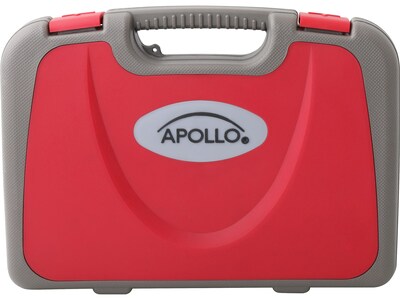 Apollo Tools Household Tool Set, 135-Piece, Gray/Red (DT0773)