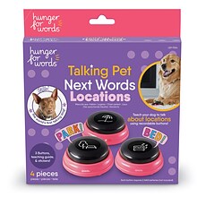 Hunger For Words Talking Pet Next Words: Locations, Multicolored, 6 Pieces (LER9354)
