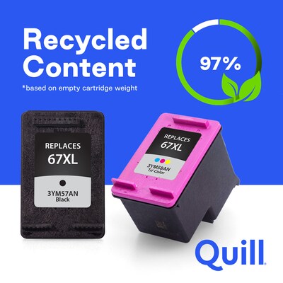 Quill Brand® Remanufactured Tri-Color High Yield Ink Cartridge Replacement for Canon CL-241XL (5208B001) (Lifetime Warranty)