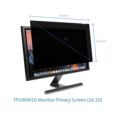 Kensington Anti-Glare Reversible Privacy Screen for 19" Widescreen Monitor (16:10) (K52119WW)