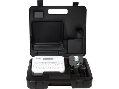 Brother P-touch Portable Label Maker, Black/White (PTD410VP)