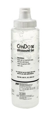 CanDo Ultrasound Gel, 8.5 oz, Case of 12 (50-5600-12)