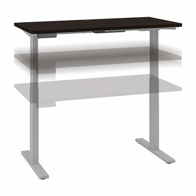 Bush Business Furniture Move 60 Series 48W Electric Height Adjustable Standing Desk, Black Walnut/C
