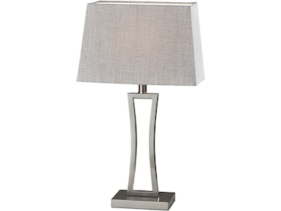 Simplee Adesso Camila Table Lamp, Brushed Steel, 2/Pack (SL1151-22)