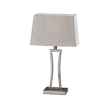 Simplee Adesso Camila Table Lamp, Brushed Steel, 2/Pack (SL1151-22)