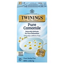 Twinings Pure Camomile Herbal Tea Bags, 25/Box (TNA85142)