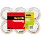 Scotch Sure Start Heavy Duty Packing Tape, 1.88" x 54.6 yds., Clear, 6/Pack (3500-6)