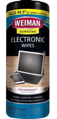 Weiman e-Tronic Wipes/Cloths (93)