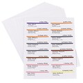 Smead Viewables Color-Coded Labels Refill Pack, White, 160/Pack (64915)