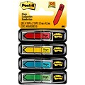 Post-it Sign Here Message Flags, .5 Wide, Assorted Colors, 120 Flags/Pack (684-SH)