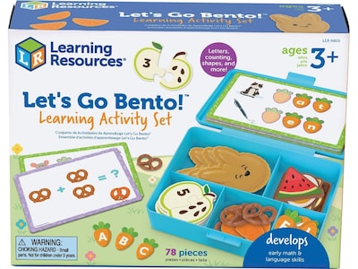 Learning Resources Lets Go Bento! Learning Activity Set (LER9800)