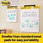 Post-it® Mini Super Sticky Wall Easel Pad, 15" x 18", 20 Sheets/Pad, 2 Pads/Pack (577SS-2PK)