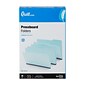 Quill Brand® Heavy-duty Pressboard File Folders, Assorted Tabs, 1/3 Cut , 2" Gusset, Legal Size, Blue, 25/Box (761522R)