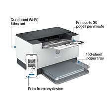 HP LaserJet M209dw Wireless Printer, Fast Speeds, Mobile Print, 2 mos Free Toner with Instant Ink, B