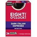 Eight OClock Dark Italian Espresso, Keurig® K-Cup® Pods, Dark Roast, 24/Box (6408)
