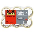 Scotch® Lightweight Shipping Packing Tape, 1.88 x 54.6 yds., Clear, 6 Rolls (3350-6)