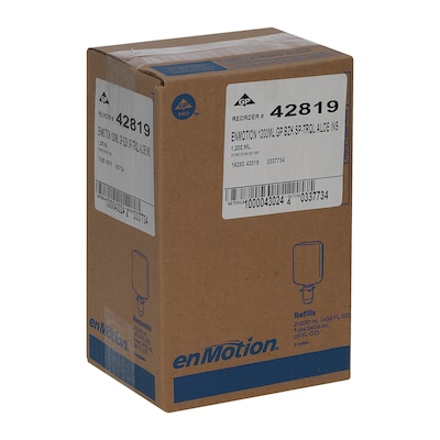 enMotion GP Pro Gen2 Foaming Soap Refills, Tranquil Aloe, 40.5 Oz., 2/Carton (42819)