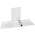 Avery Nonstick Heavy Duty 2 3-Ring View Binders, Slant Ring, White (5504)