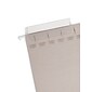 Smead Heavy Duty TUFF Recycled Hanging File Folder, 3-Tab Tab, Legal Size, Steel Gray, 18/Box (64093)