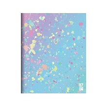 2024-2025 TF Publishing Paint Spatter 6.5 x 8 Academic Monthly Planner, Paperboard Cover, Multicol