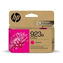 HP 923e EvoMore Magenta High Yield Ink Cartridge (4K0T5LN), print up to 800 pages