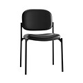 HON Scatter Stacking Guest Chair, Black SofThread Leather (BSXVL606SB11)