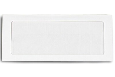 LUX Moistenable Glue #10 Window Envelope, 4 1/2 x 9 1/2, Bright White, 250/Box (FFW-10-250)