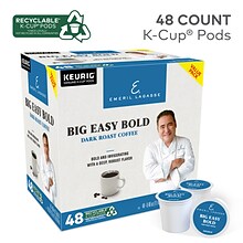 Emerils Big Easy Bold Keurig® K-Cup® Pods, Dark Roast, 48 Count (373309)