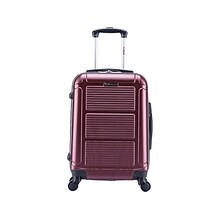 InUSA Pilot 4-Wheel Spinner Luggage, Wine (IUPIL00S-WIN)