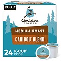 Caribou Blend Coffee Keurig® K-Cup® Pods, Medium Roast, 24/Box (6992)